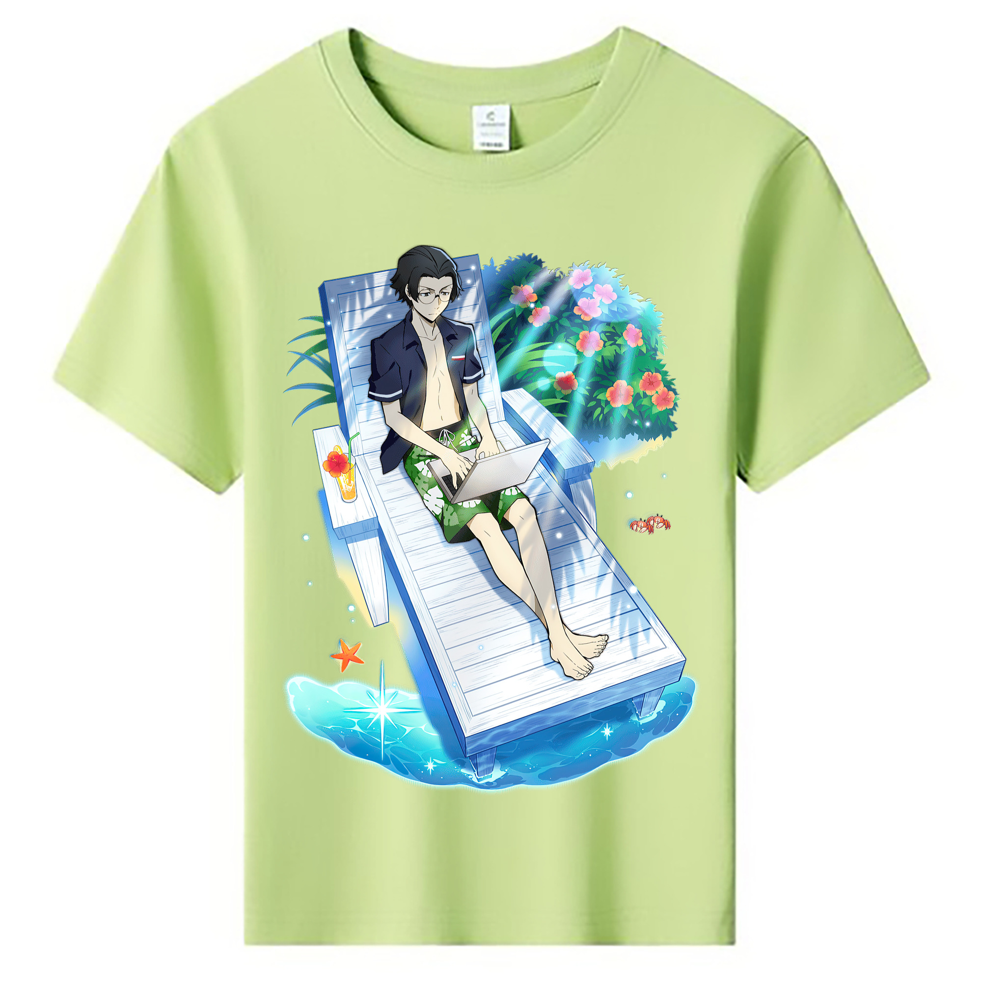 （画像用） 文豪ストレイドッグス Bungo Stray Dogs 綿100％キッズTシャツ（フロントプリント）
